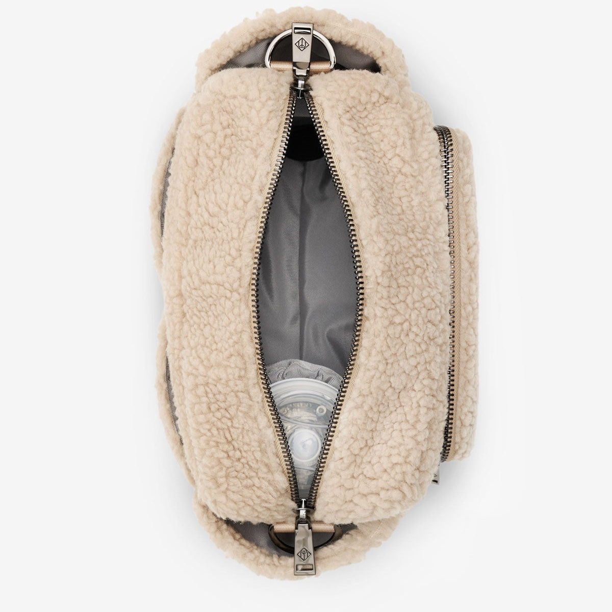 Inka Borg Fleece Buggy Changing Bag Organiser (Beige)